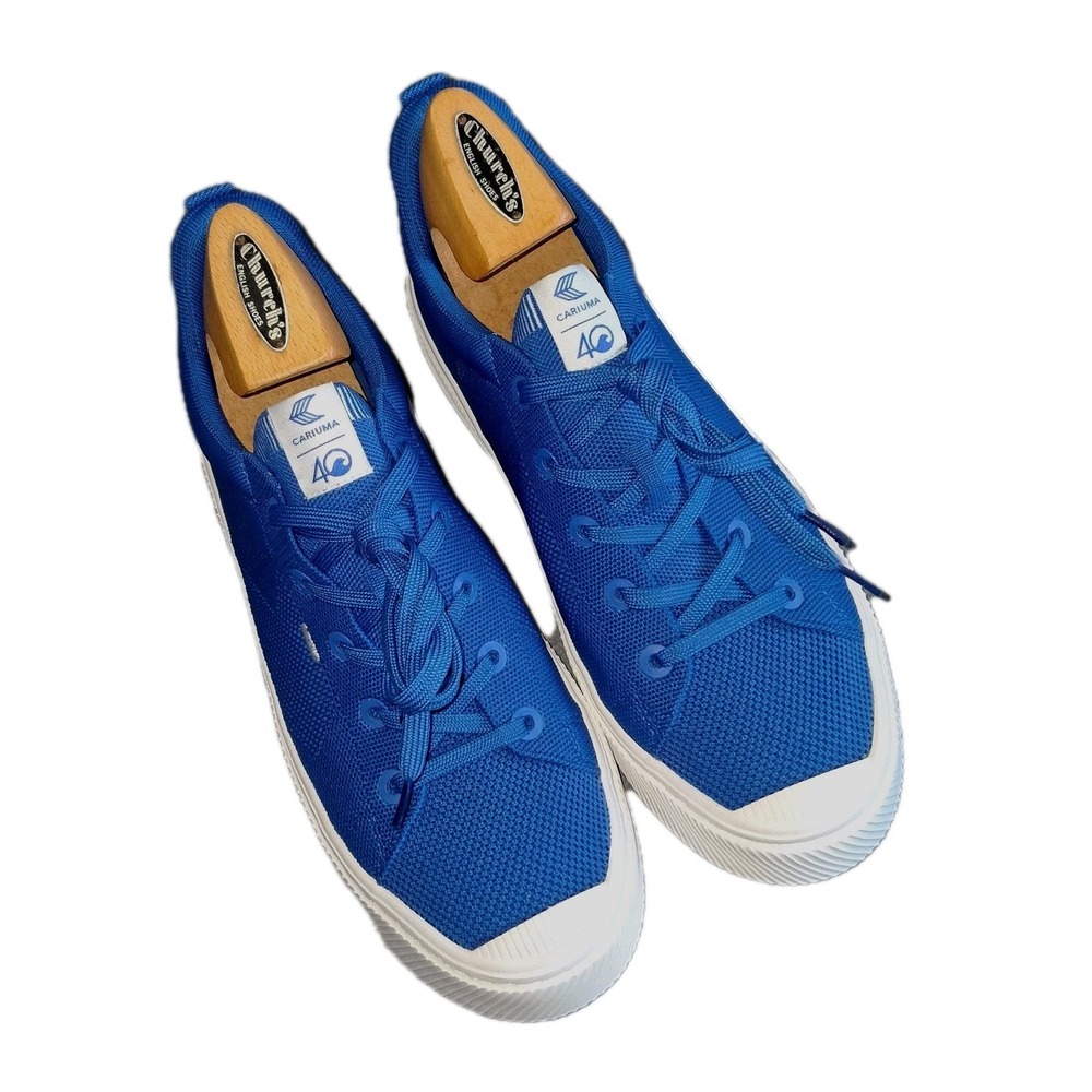 Cariuma 4Ocean Royal Blueβ Canvas Low Sneaker Shoe - Size M 11 / W 12.5 Limited